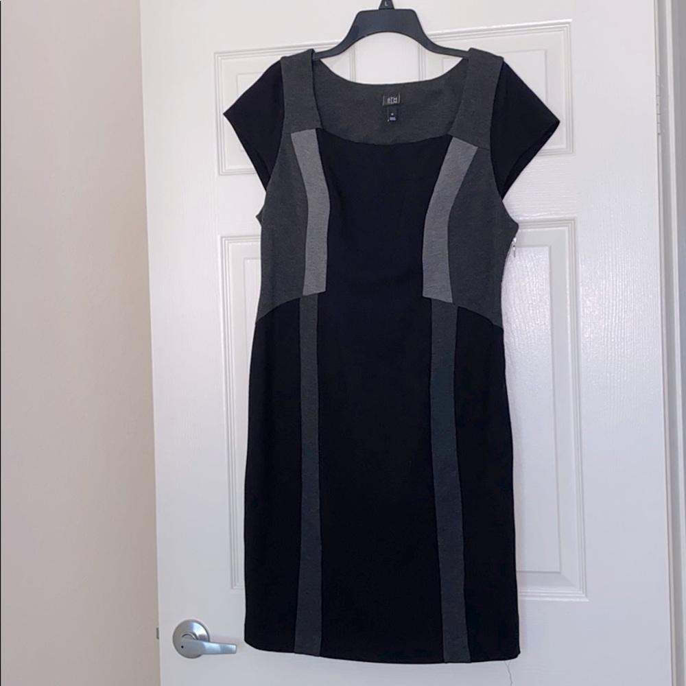 6th & LN size 16 black and gray dress